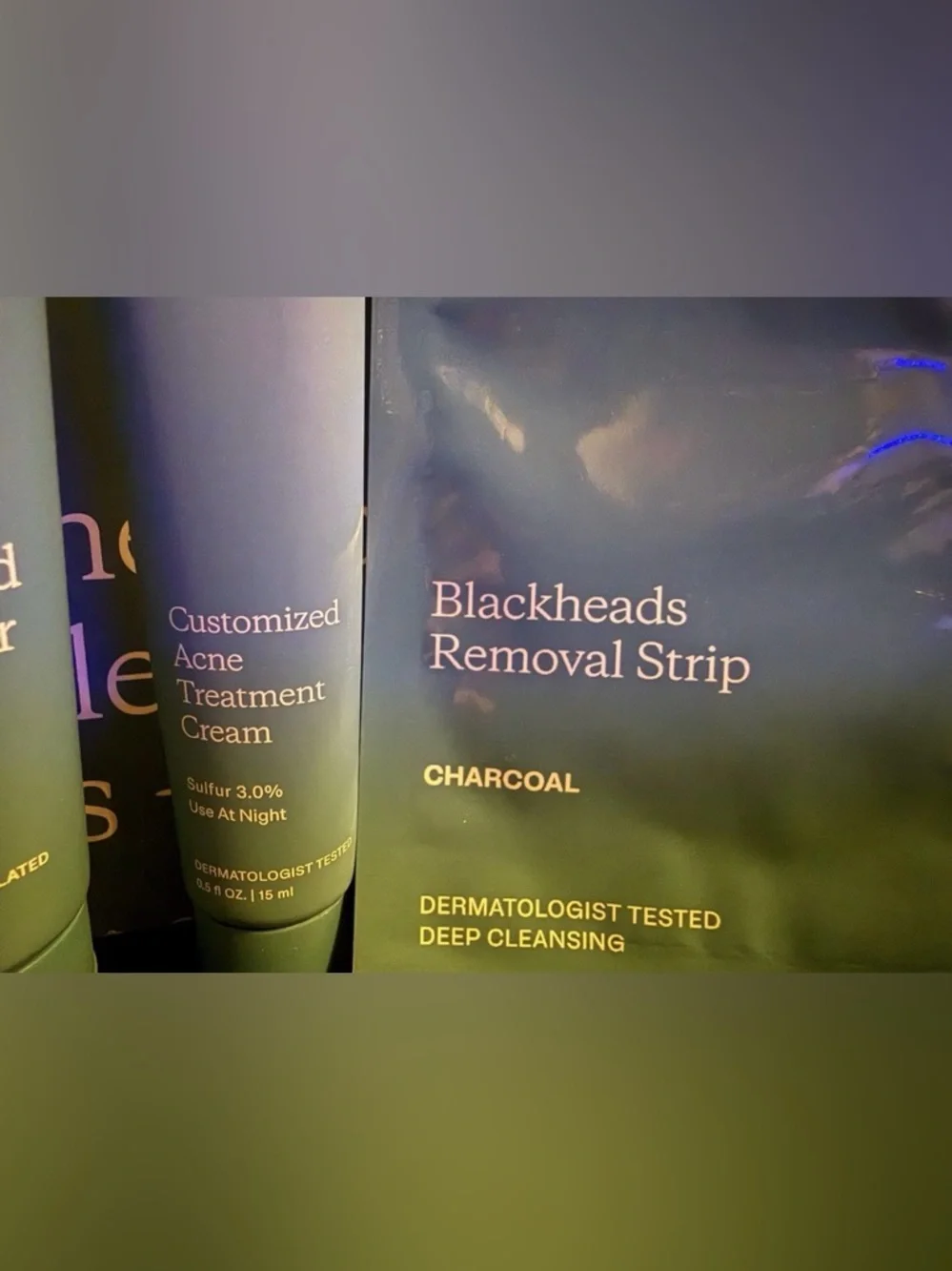 AMAZING Product MD Acne 4 piece set with charcoal blackhead removal strips #acne